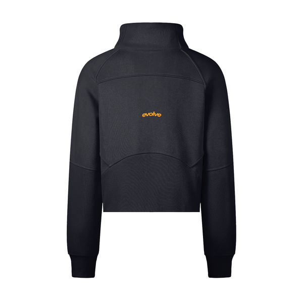 "DREAMER" CROPPED HALF-ZIP
