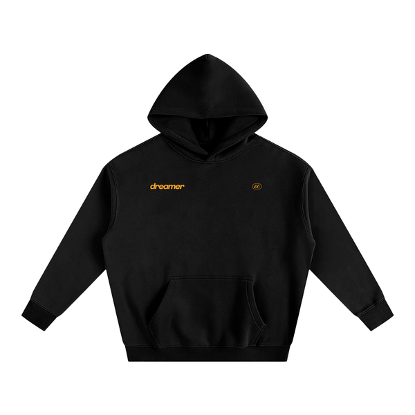 "DREAMER" OVERSIZED HOODIE | MIDNIGHT BLACK