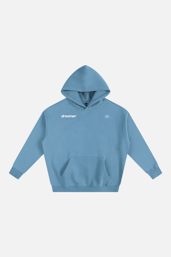 "DREAMER" OVERSIZED HOODIE | SKY BLUE