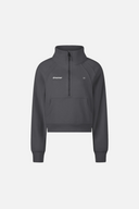 "DREAMER" CROPPED HALF-ZIP