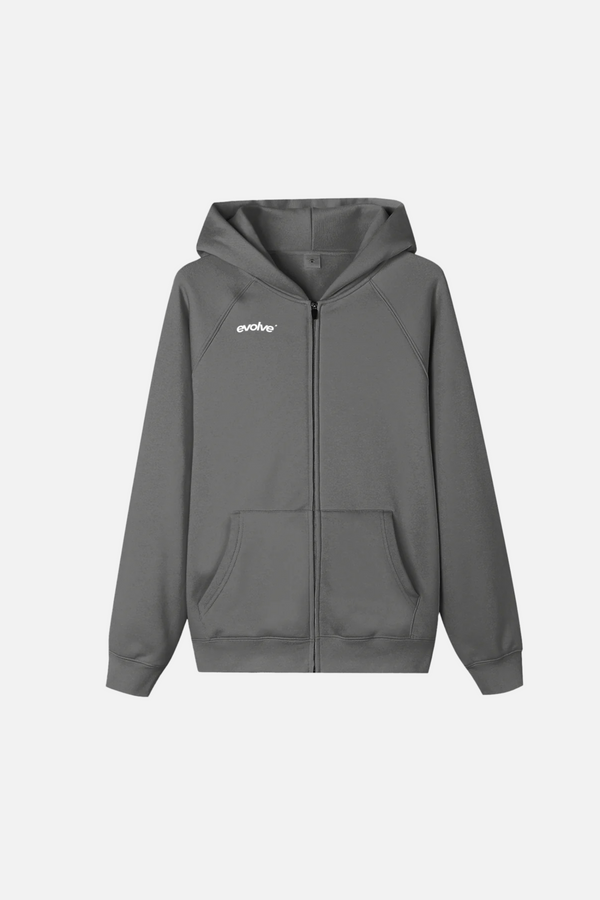 "CLUB MEMBER" ZIP-UP HOODIE