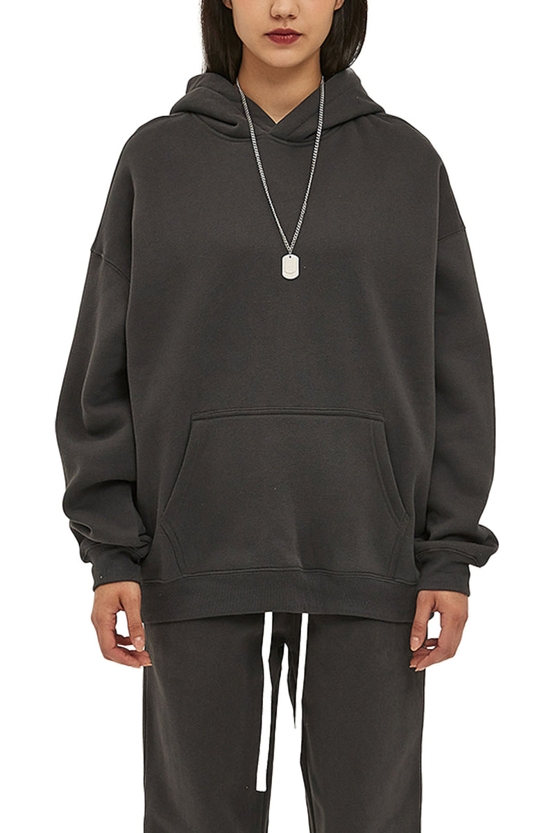 "DREAMER" OVERSIZED HOODIE | MIDNIGHT BLACK