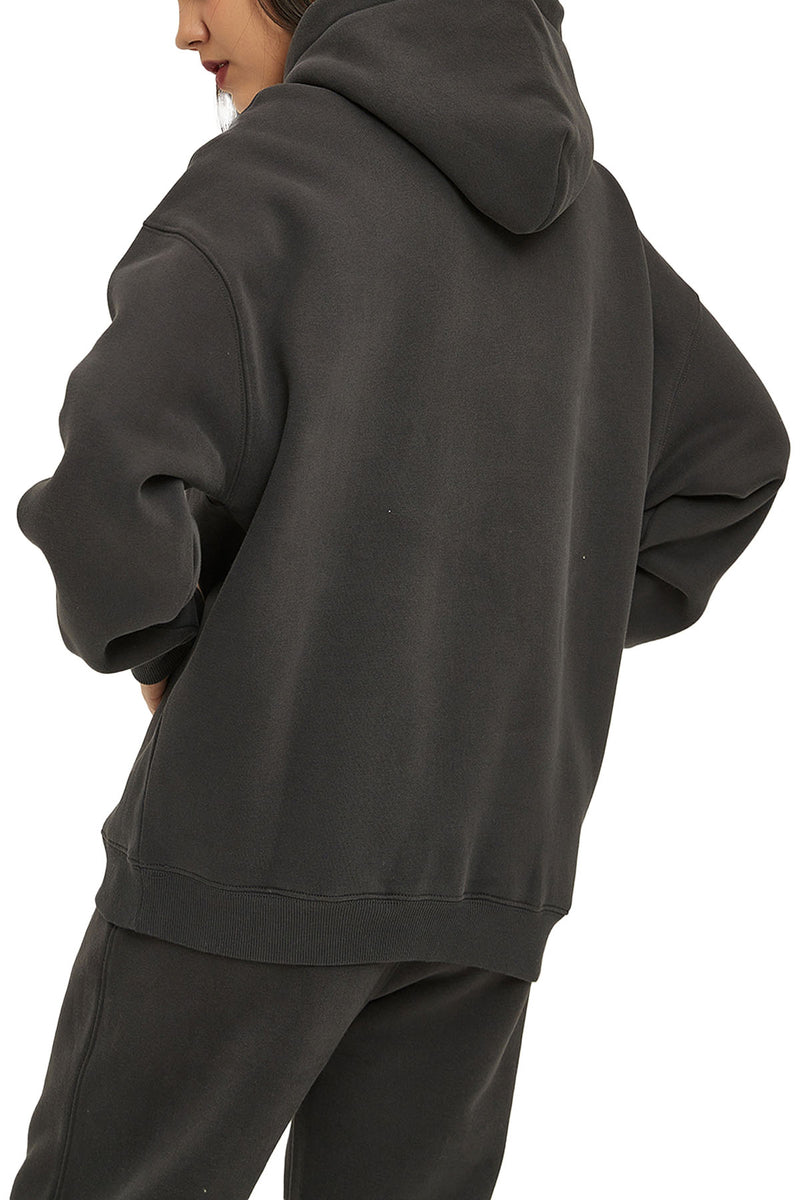"DREAMER" OVERSIZED HOODIE | MIDNIGHT BLACK